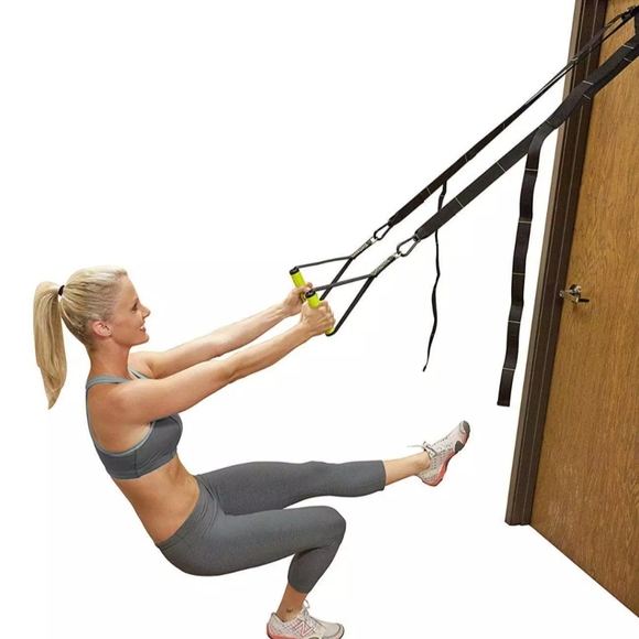 Go Fit Gravity Straps Body Weight Door Gym Suspended Body Weight Traning New - Picture 8 of 9